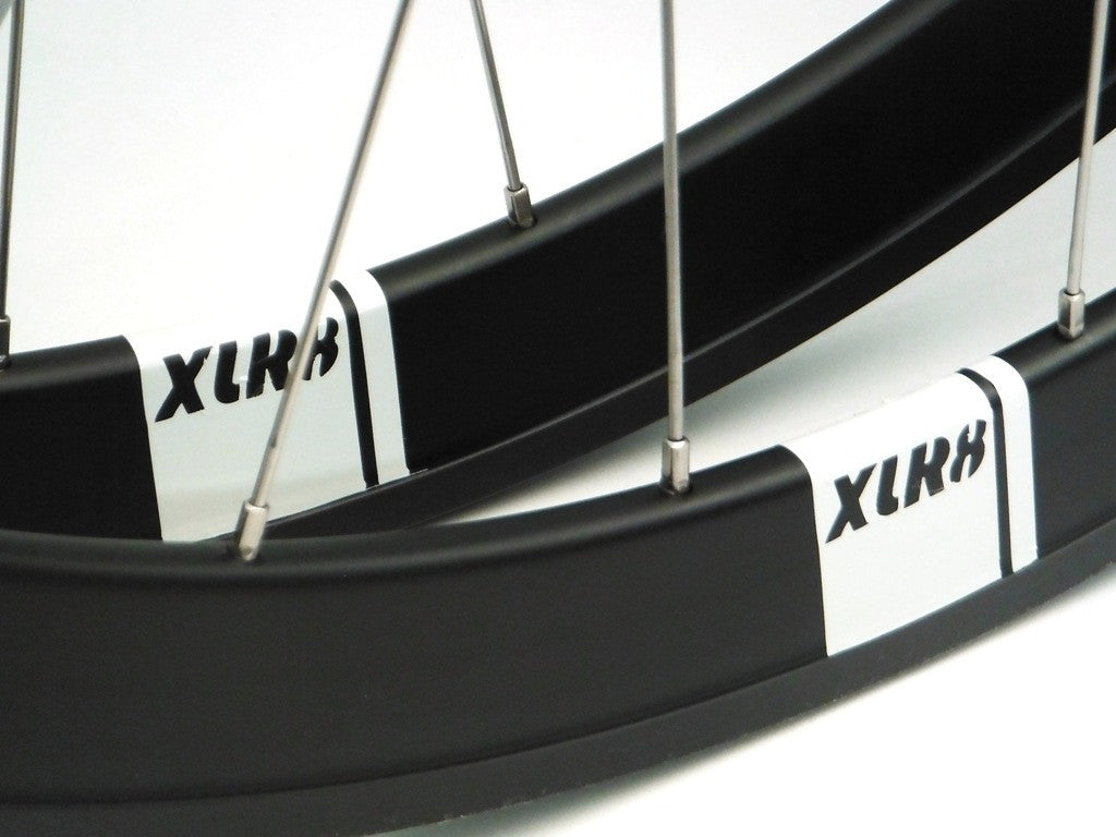 H+Sons SL42s on XLR8 Superlite Hubs – Stealth Fighters