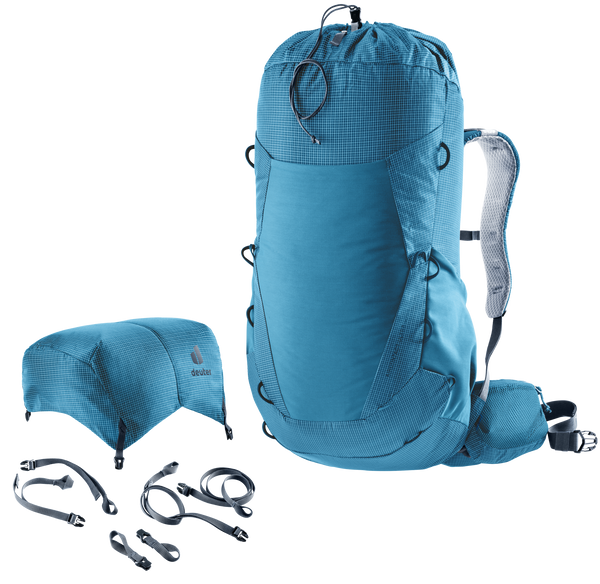 30% OFF! Deuter AIRCONTACT ULTRA 40+5 Trekking Hiking Backpack Wave-Ink