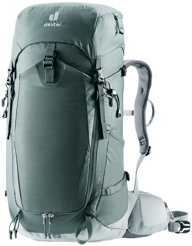 33% OFF! Deuter TRAIL PRO 34 SL Climbing Hiking Backpack Teal-Tin