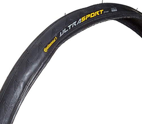 Continental UltraSport2 ShieldWall Folding Pure Grip Road Tyre 700X25c (closeout stock from XLR8 Performance Bicycle Wheels).