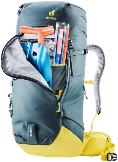 20% OFF! Deuter FREESCAPE PRO 40+ Ski Snowboard Alpine Tour Backpack Teal Corn