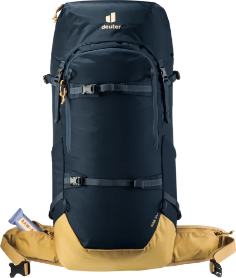 30% OFF! Deuter RISE 34+ Ski Snowboard Alpine Tour Backpack Ink Caramel