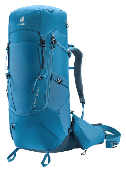33% OFF! Deuter AIRCONTACT CORE 60+10 Trek Hiking Backpack Reef-Ink