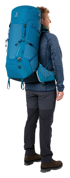 33% OFF! Deuter AIRCONTACT CORE 60+10 Trek Hiking Backpack Reef-Ink