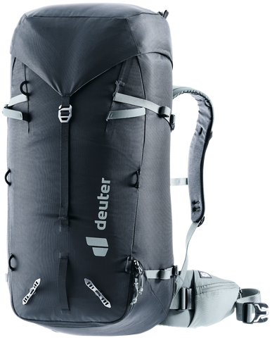 20% OFF! Deuter GUIDE 34+8 Ski Snowboard Alpine Tour Backpack Black-Shale