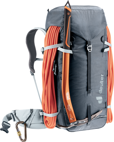20% OFF! Deuter GUIDE 34+8 Ski Snowboard Alpine Tour Backpack Black-Shale