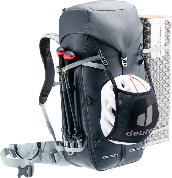 20% OFF! Deuter GUIDE 34+8 Ski Snowboard Alpine Tour Backpack Black-Shale