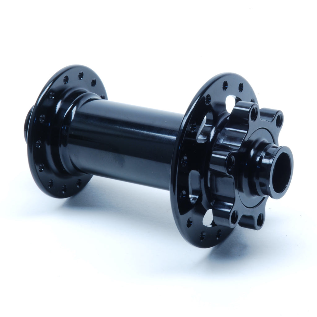 Bitex BX211F Front 6 Bolt Boost MTB, Gravel and CX Hub by XLR8 Wheels Angled