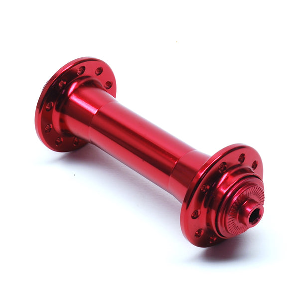 Bitex RAF12 Superlight Front Rim Brake Hubs by XLR8 Wheels Red