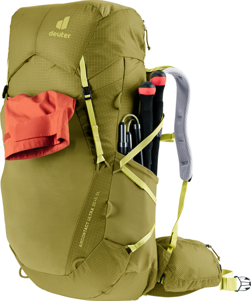 20% OFF! Deuter AIRCONTACT ULTRA 35+5 SL Trekking Hiking Backpack Linden-Sprout