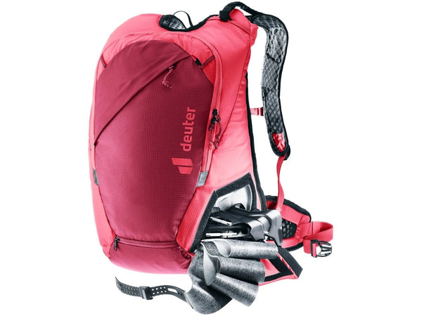 30% OFF! Deuter UPDAYS 20 Ski Snowboard Alpine Tour Backpack Ruby-Hibiscus