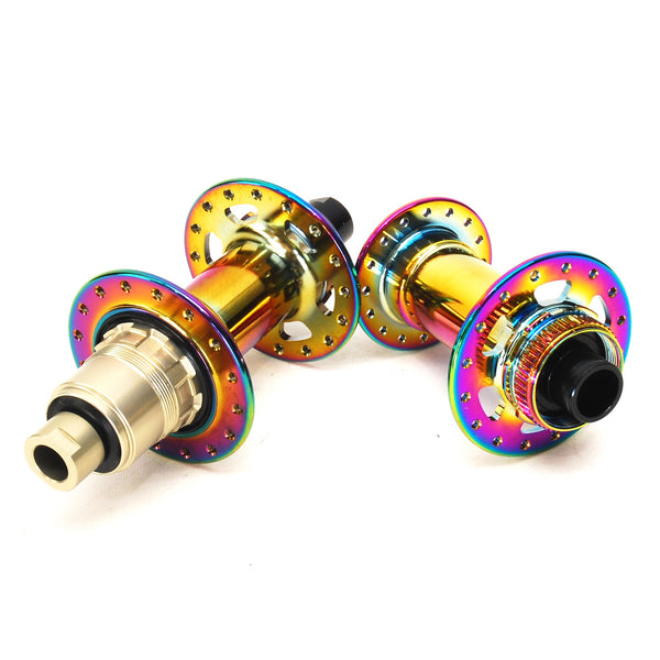Bitex BX212 Centerlock Boost MTB, Gravel and CX Oil Slick Hubs angled by XLR8 Performance Bicycle Wheels