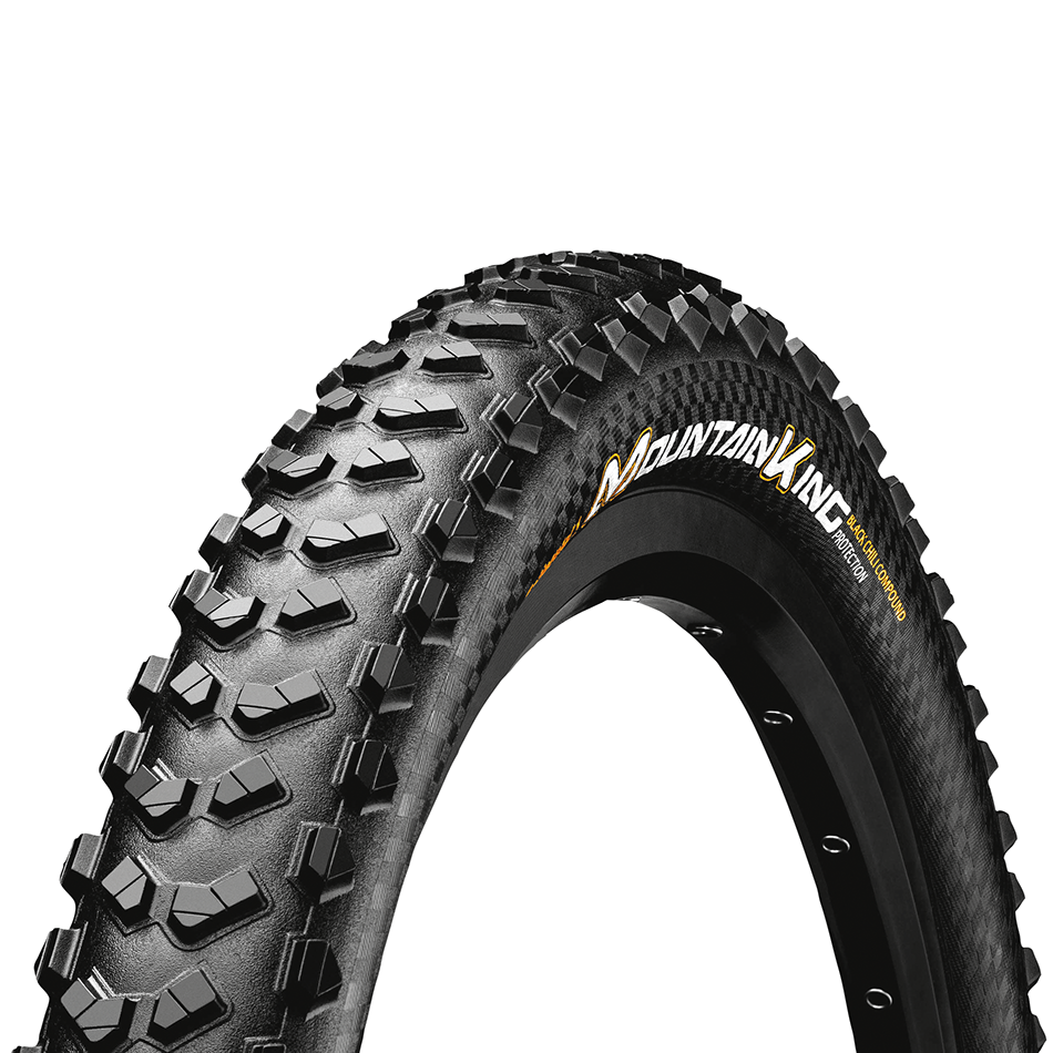 Continental Mountain King Tubeless ProTection Black Chili Trail Enduro MTB Tyre 29X2.3" (closeout stock from XLR8 Performance Bicycle Wheels).