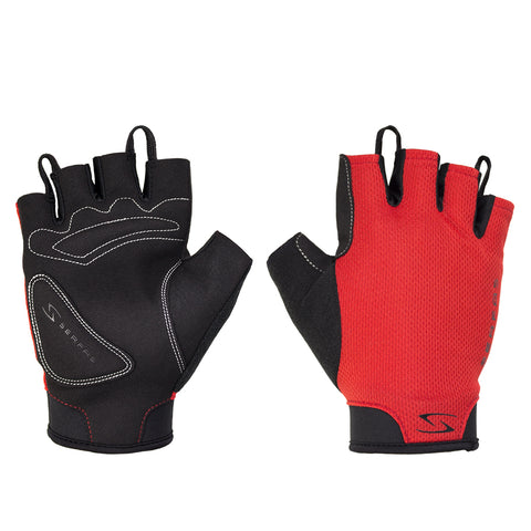 Serfas Starter Men’s Short Finger Gloves Red Medium $RRP39