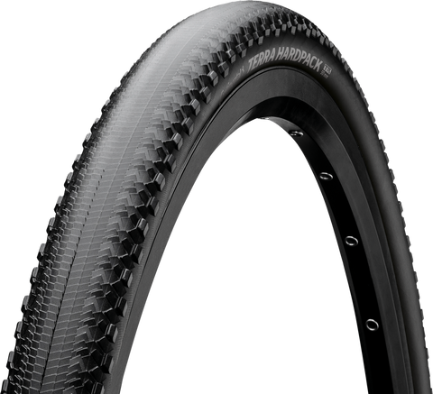 Continental Terra Hardpack Tubeless Shieldwall Bikepacking Gravel Tyre 700x50c (closeout stock from XLR8 Performance Bicycle Wheels).