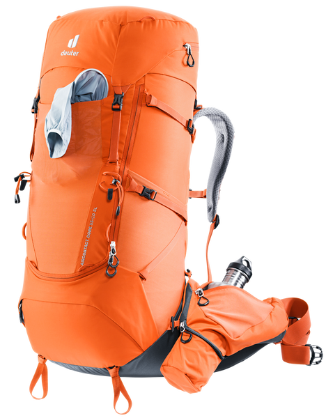 20% OFF! Deuter AIRCONTACT CORE 55+10 SL Trek Hiking Backpack Paprika-Graphite