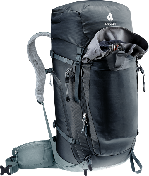 25% OFF! Deuter TRAIL PRO 36 Climbing Hiking Backpack Black-Shale