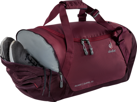 50% OFF! Deuter AVIANT DUFFEL 50 Sports Travel Backpack Bag Redwood-Ink