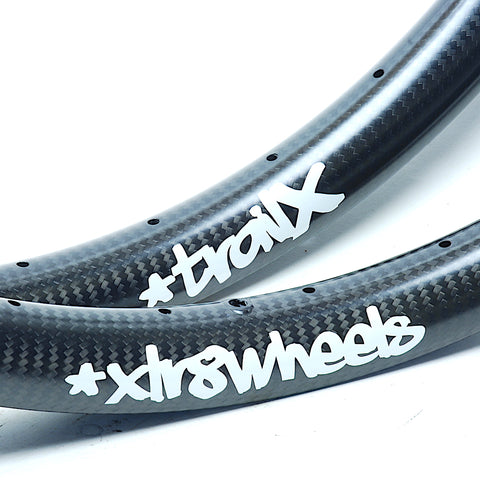 Custom Made XLR8 TrailX Carbon MTB Rims 3k Weave